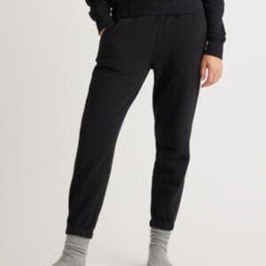 Quince Organic Heavyweight Fleece Boyfriend Sweatpants in Small (Petite)